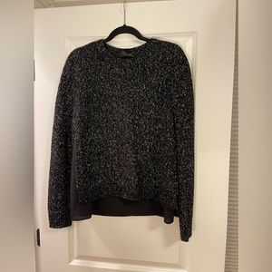 Club Monaco sweater with blouse under layer